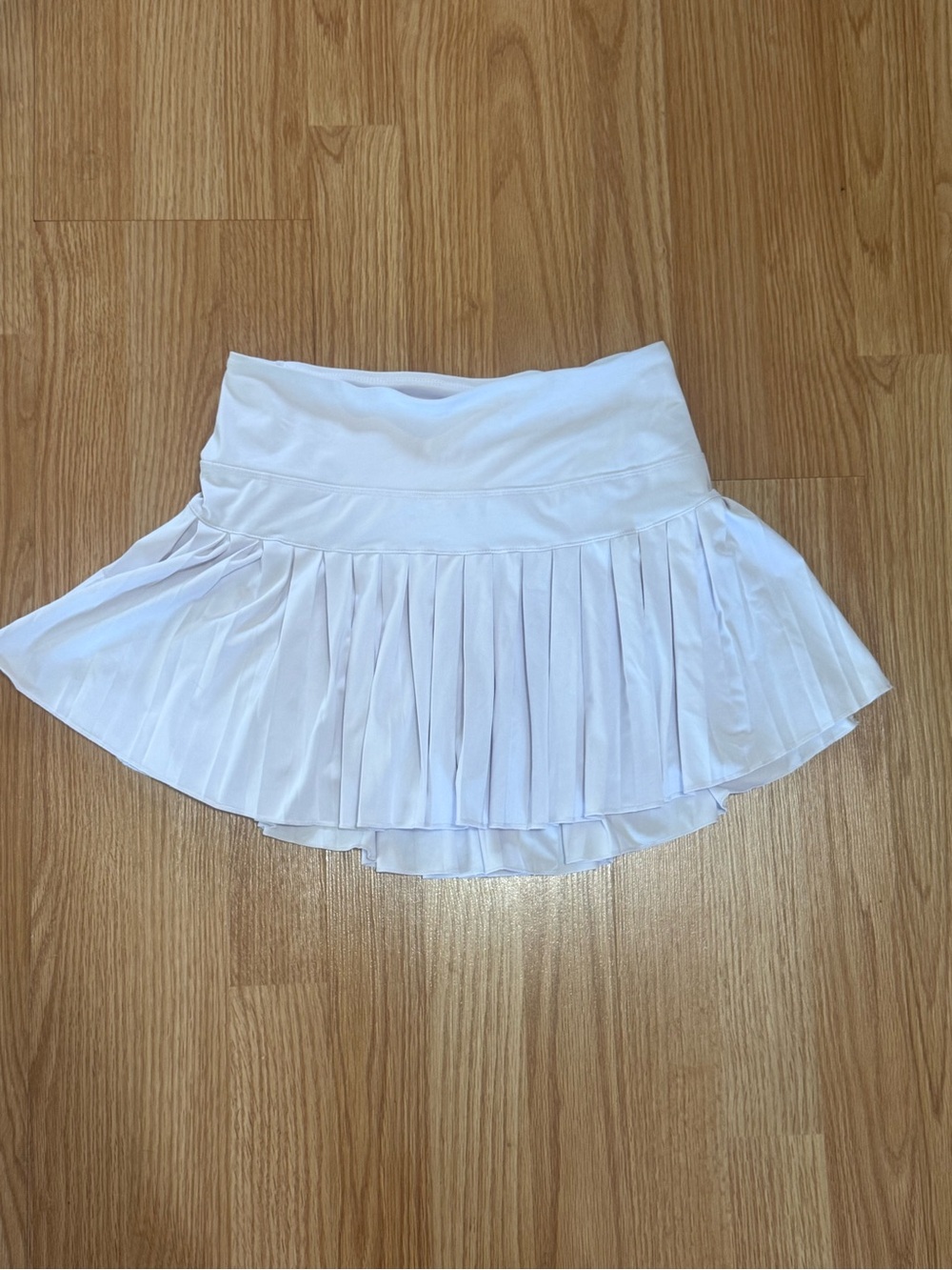 Women's White Pleated Tennis Skirt